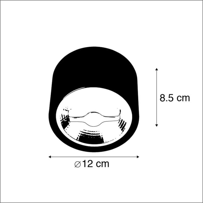 QAZQA Moderne plafondspot wit - Expert