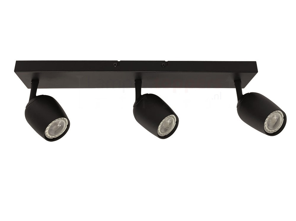 Freelight Spot Trova Zwart GU10 3-Lichts  Balk