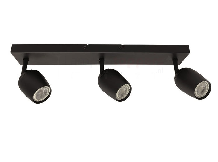 Freelight Spot Trova Zwart GU10 3-Lichts  Balk