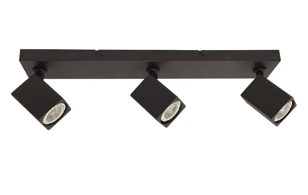 Freelight Spot Quadro Zwart GU10 3-Lichts