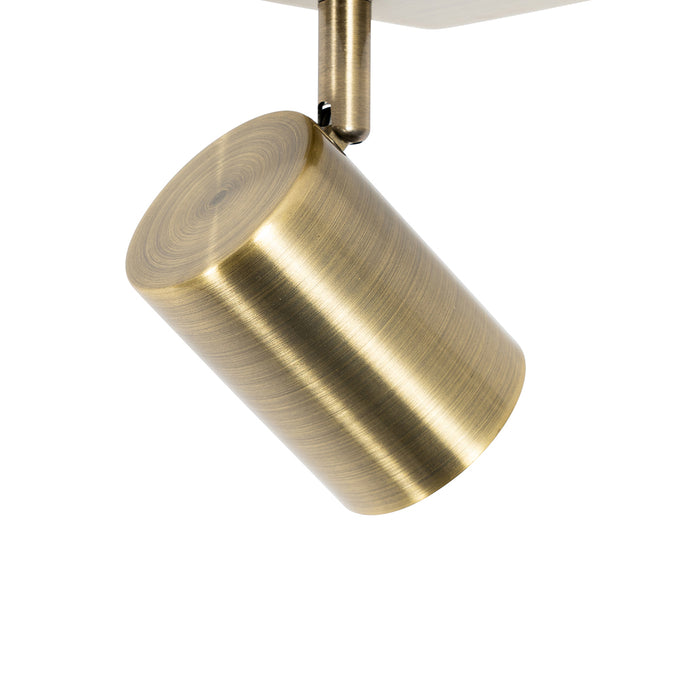 QAZQA Moderne spot brons verstelbaar vierkant - Jeana