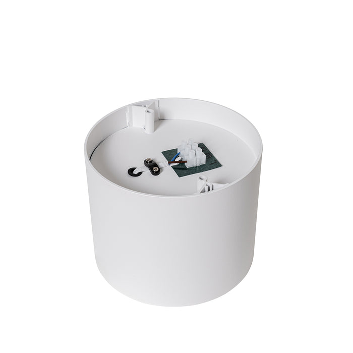 QAZQA Moderne plafondspot wit draai- en kantelbaar AR111 - Rondoo Up