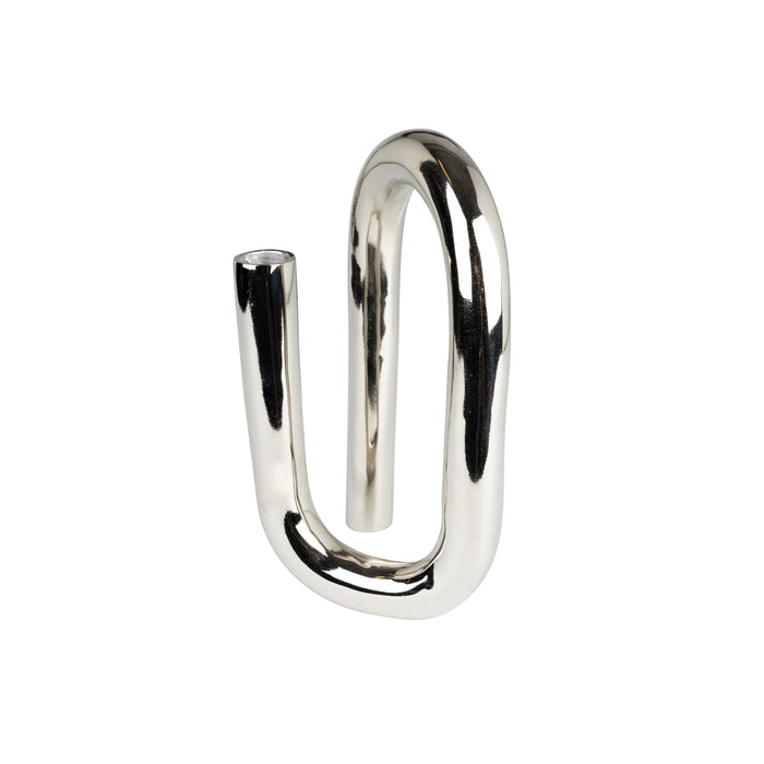 Zuiver Tubo Kandelaar Shiny Zilver L