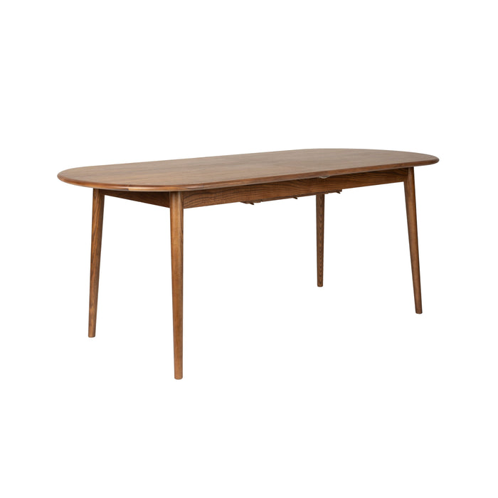 Zuiver Twist Uitschuifbare Eettafel 185|240x90 cm Walnoot - Bruin