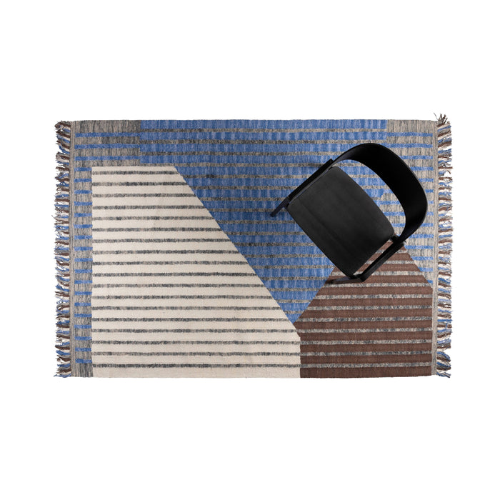 Dutchbone Hampton Vloerkleed 160x230 Blauw