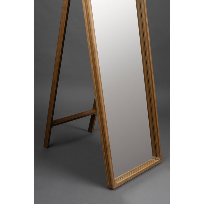 Dutchbone Caroun Spiegel Staand| Passpiegel 40x160 Hout - Bruin
