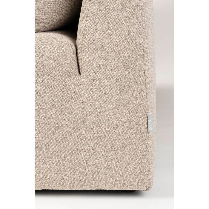 Zuiver Prosper Hoekbank Rechts Cappuccino| Beige