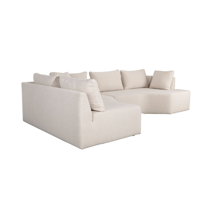 Zuiver Prosper Hoekbank Links Sand| Off-white - Beige