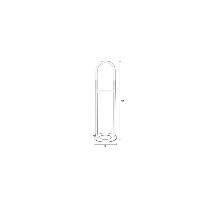 Zuiver Arch Vloerlamp| Staande lamp Beige
