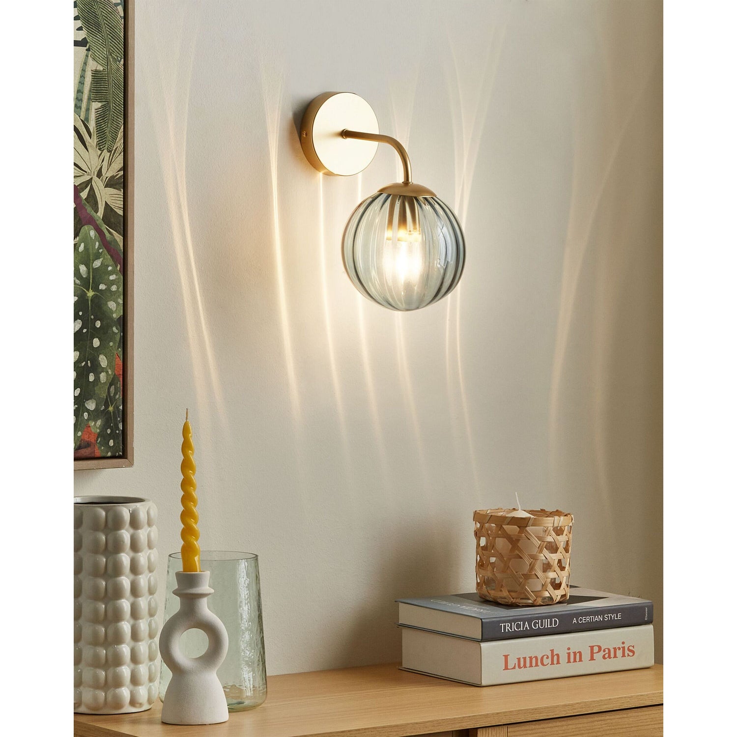 Beliani - BOOMI - Wandlamp - Blauw - Metaal