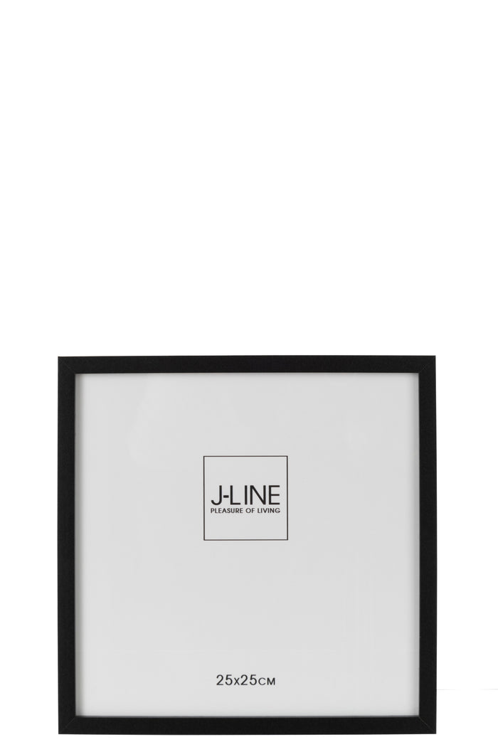 J-Line fotolijst Basic - hout - zwart - large - 2 stuks