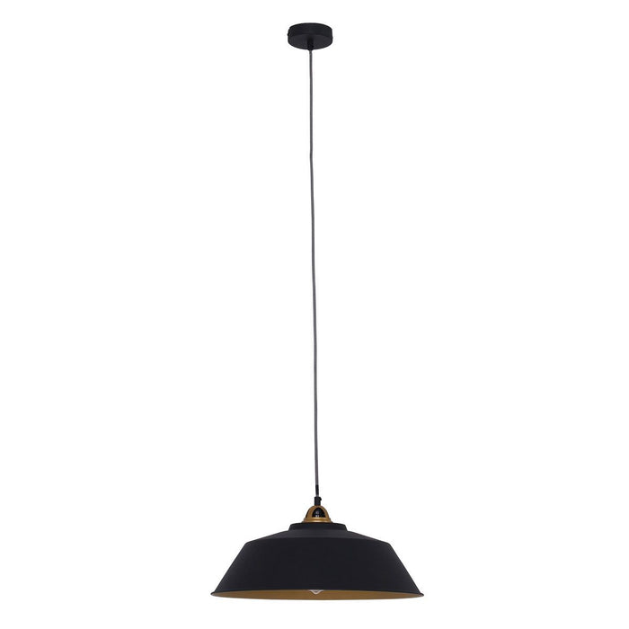 Mexlite - hanglamp - Nove - zwart - metaal - Ø 42cm - E27 - 1318ZW