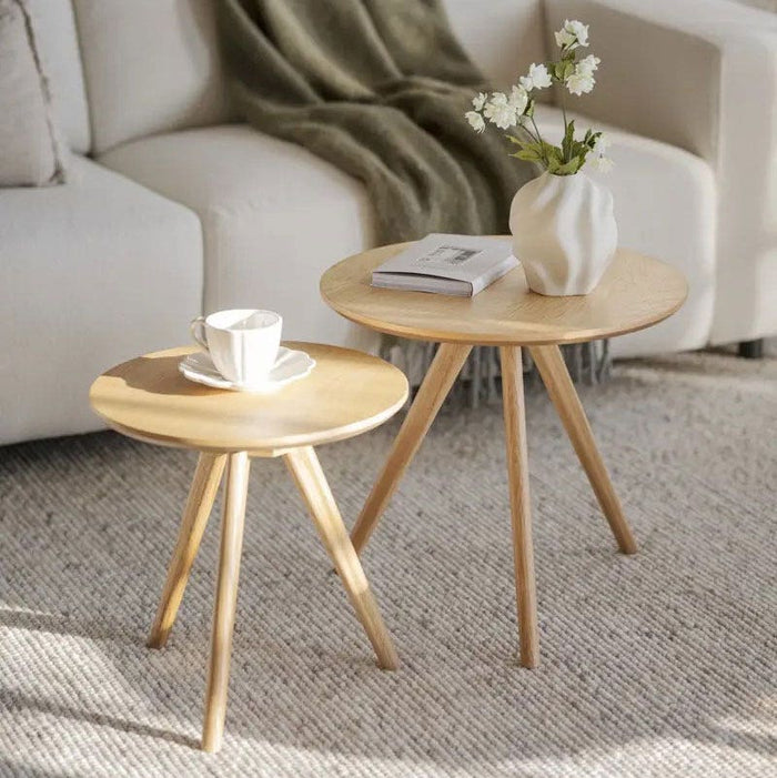 Rowico Home Yumi Ronde Houten Salontafel Ø 90 cm - Naturel