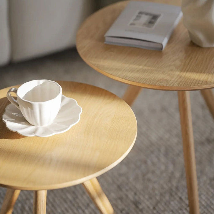 Rowico Home Yumi Ronde Houten Salontafel Ø 90 cm - Naturel