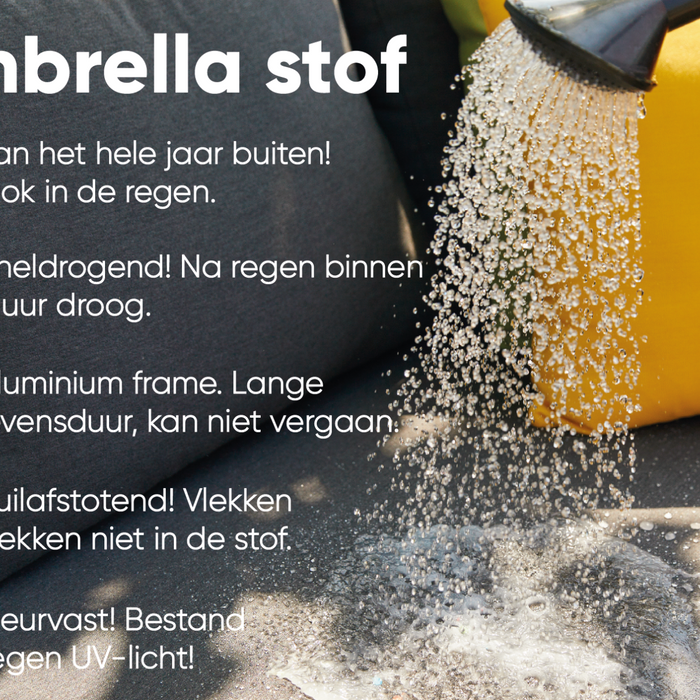 VDG Boavista|Medina verstelbare stoel-bank loungeset - 4-delig