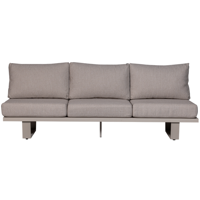 WOOOD Bear 3-Zits Tuinbank - Aluminium - Zand - All Weather -80x210x87