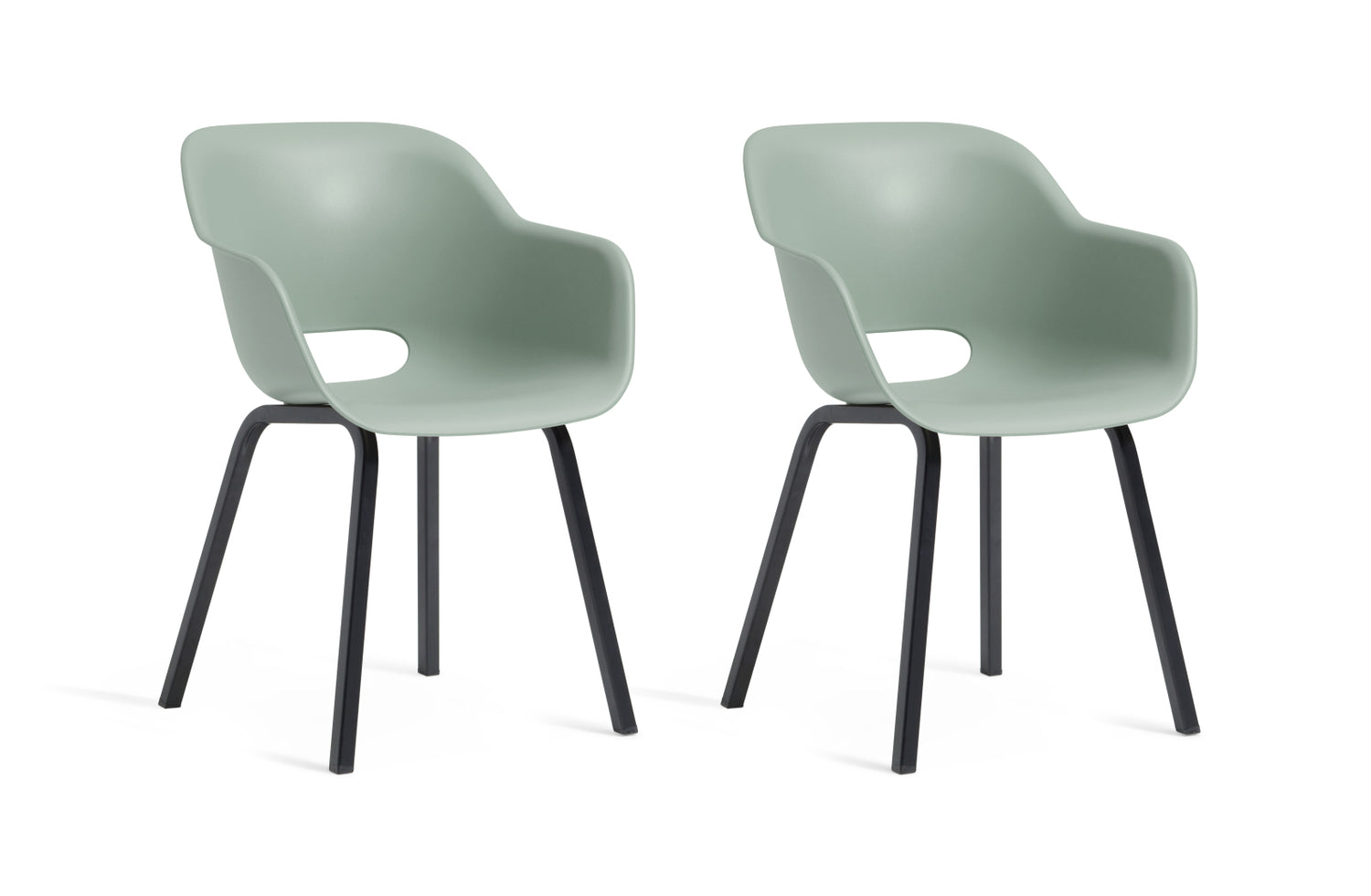 Keter Noa Tuinstoel - 2 stuks - 55x56,5x80cm - Vintage Green