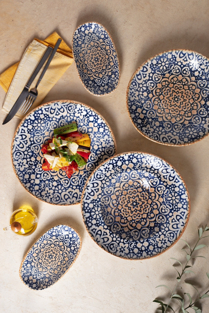 Bonna Pizzabord - Alhambra - Porselein - 32 cm - set van 2