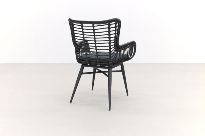 Garden Impressions Edison 148 cm. - ronde tuinset | Jasmine black