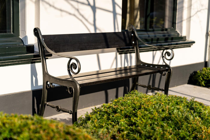 Gietijzeren tuinbank Prinsengracht