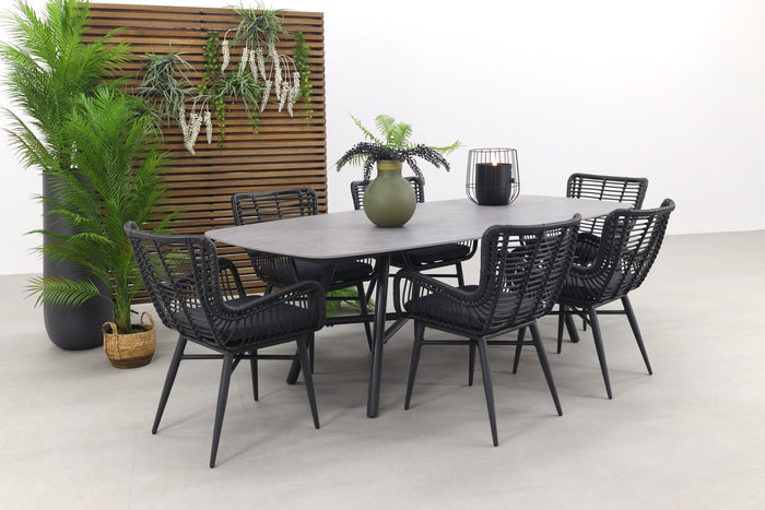 Hartman Jasmine|Benevento 240x110 cm. - Deens ovale tuinset