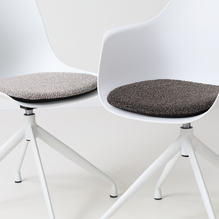 Nolon Fem Stoelkussen Bouclé Bruin