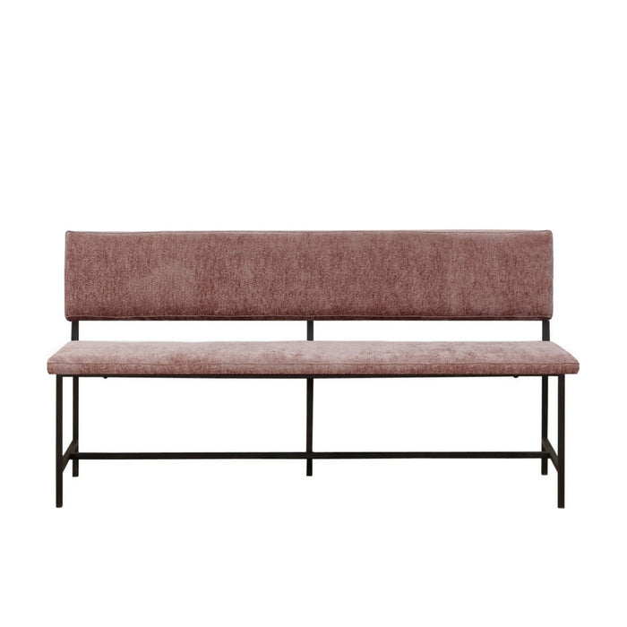 by fonQ Spare Eetkamerbank - B 220 cm - Flamingo