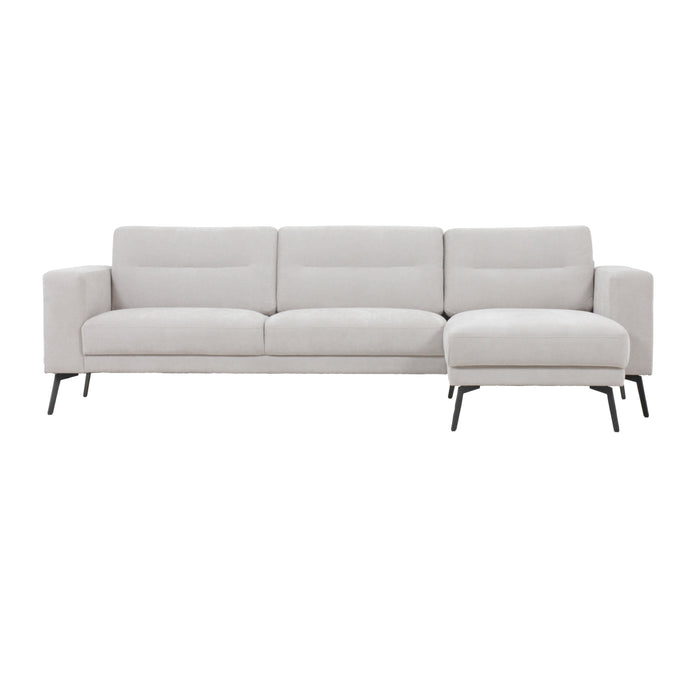 by fonQ Lewis Hoekbank met Chaise Longue Rechts - Wind