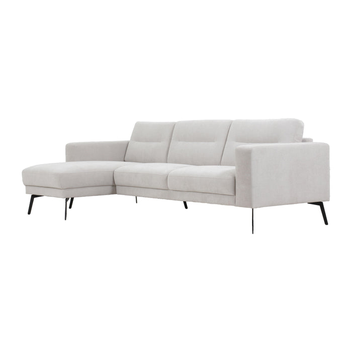 by fonQ Lewis Hoekbank met Chaise Longue Links - Wind