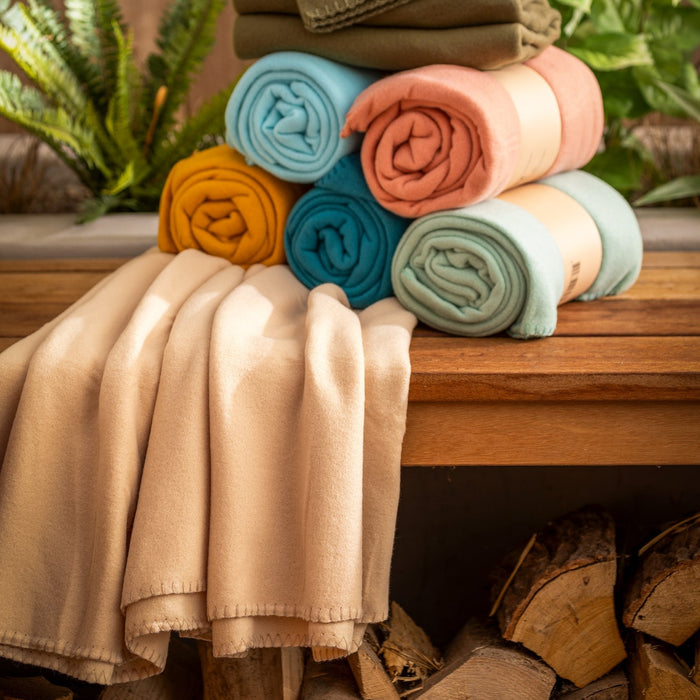 Plaid DEX - 130x160 cm Semolina