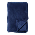 Dutch Decor plaid OWEN - 130x160 cm Insignia Blue