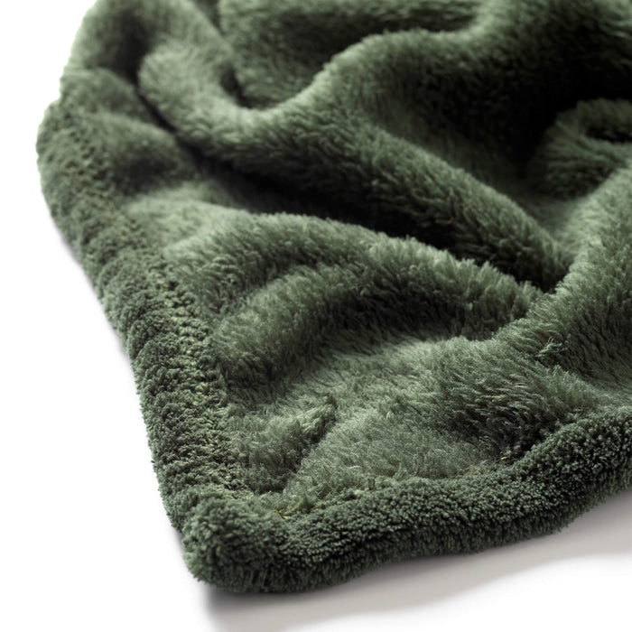 Dutch Decor Plaid 130x160 cm - Owen - coral fleece deken - groen