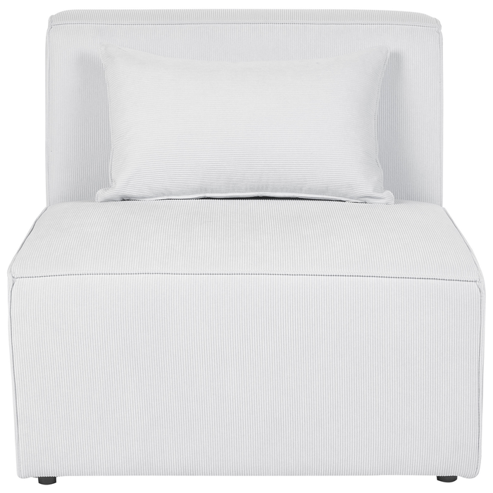 Beliani-LEMVIG-Hoekbank 3-zits-Gebroken wit-Linkszijdig-Corduroy