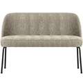 WOOOD Eetbank Vogue - Structure Velvet - Wheatfield - 83x120x59