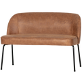 WOOOD Vogue Eetbank - Leer - Cognac - 83x120x59
