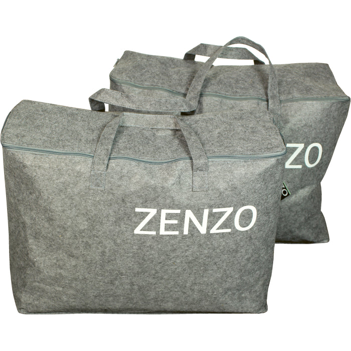 ZENZO Outlast® Robijn 90% eendendons enkel dekbed 140x200 cm