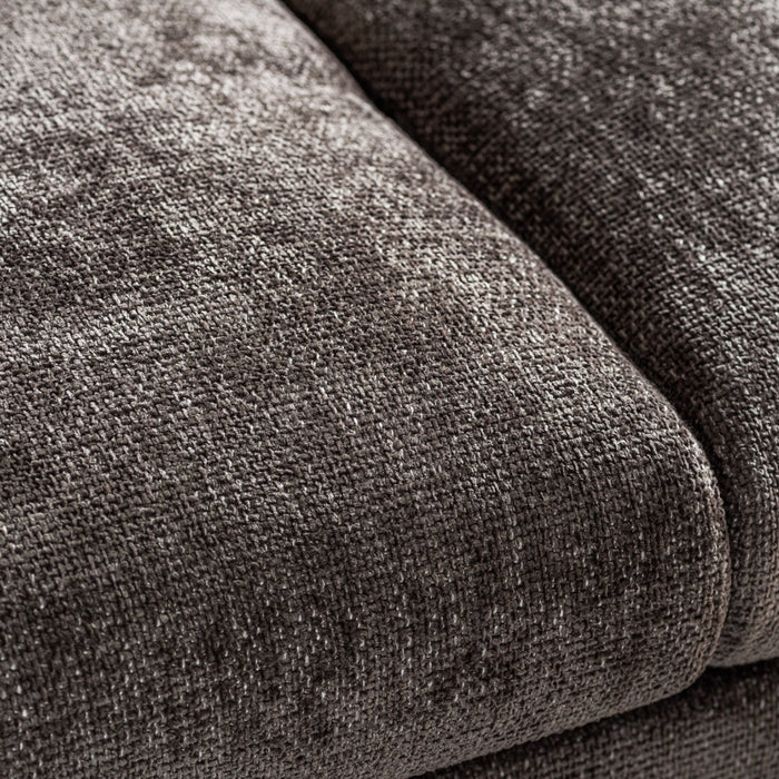 Vurna Marissa 3-zits hoekbank links stof - antraciet