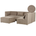 Beliani - LEMVIG - Hoekbank 4-zits - Taupe - Linkerzijde - Corduroy