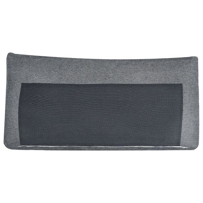 Beliani-KARILA-Hoekbank met slaapfunctie-Donkergrijs-Links-Polyester