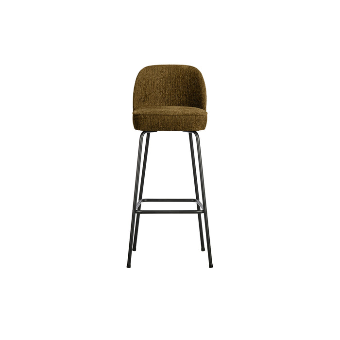WOOOD Vogue Barkruk H 103 cm - Polyester - Brass