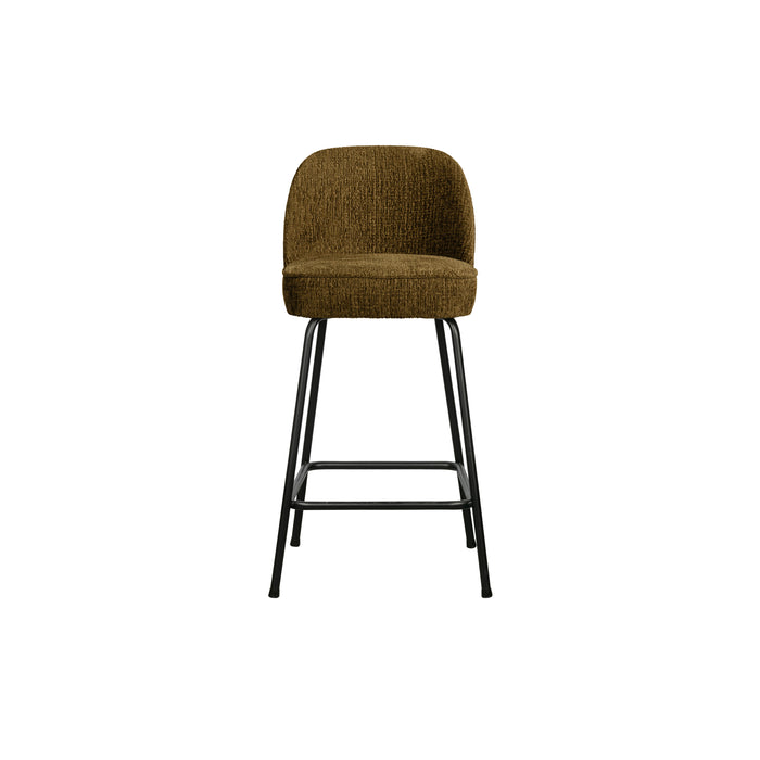 WOOOD Vogue Barkruk H 89 cm - Polyester - Brass