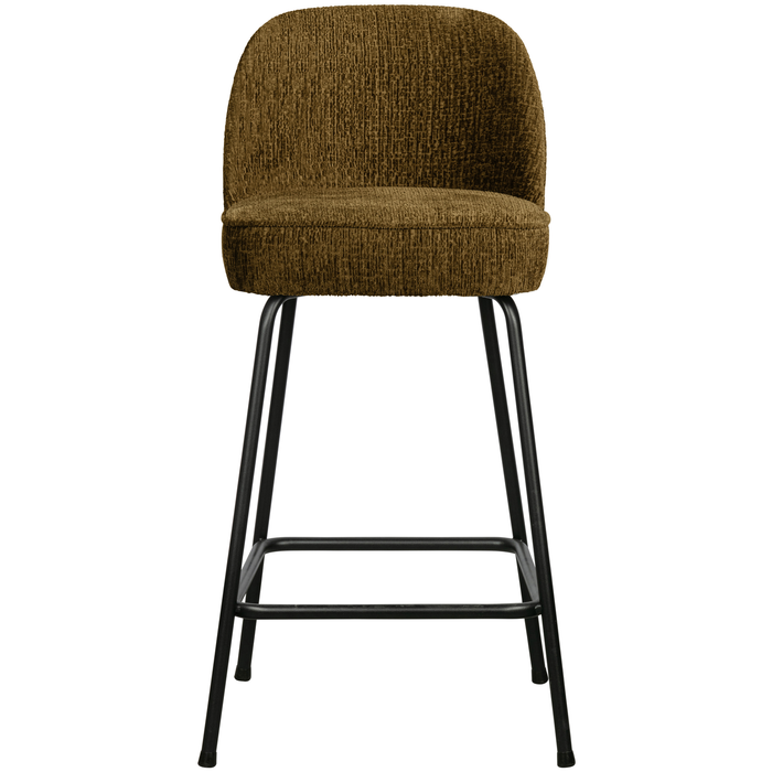 WOOOD Vogue Barkruk H 89 cm - Polyester - Brass
