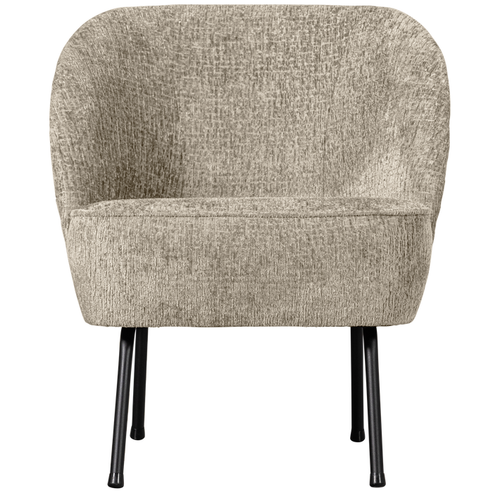 WOOOD Fauteuil Vogue - Structure Velvet - Wheatfield - 69x57x70