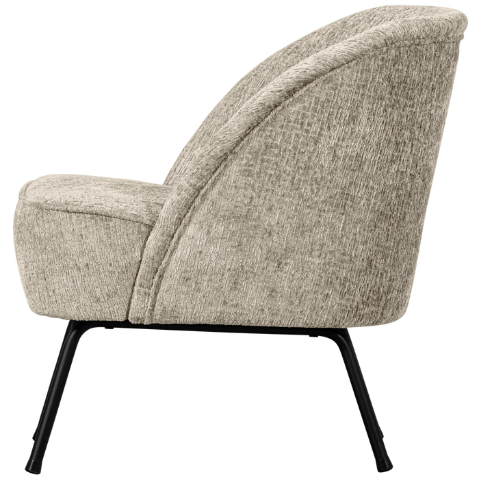 WOOOD Fauteuil Vogue - Structure Velvet - Wheatfield - 69x57x70