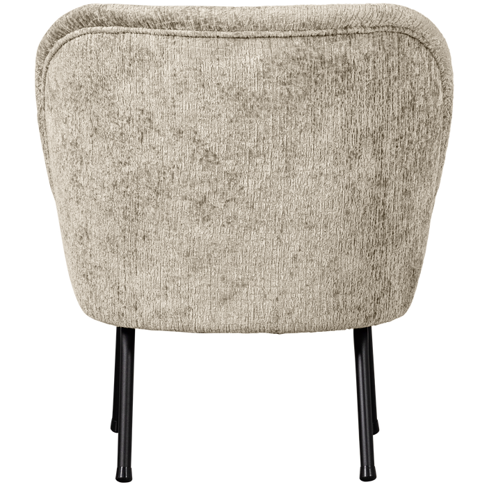 WOOOD Fauteuil Vogue - Structure Velvet - Wheatfield - 69x57x70