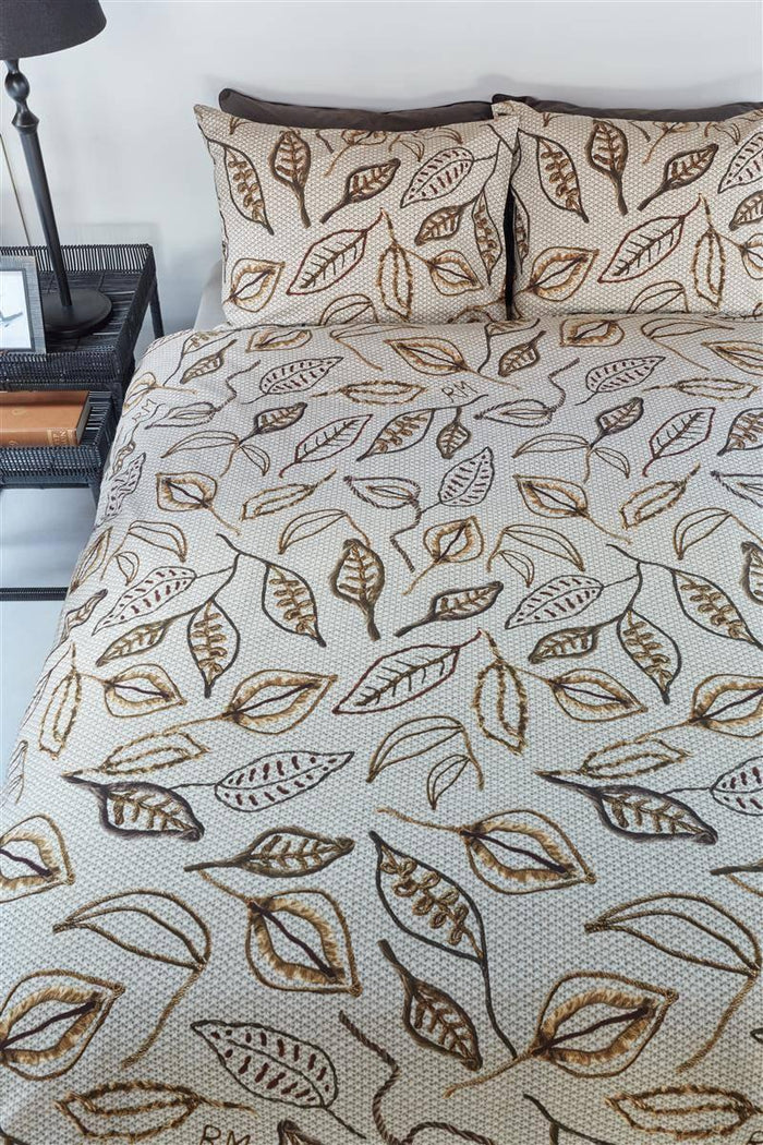 Riviera Maison dekbedovertrek Fabulous Fall sand - 1-persoons