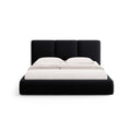 Windsor & Co Horizon Bedframe met Opbergvak - 160 x 200 cm - Fluweel - Zwart