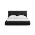 Windsor & Co Horizon Bedframe met Opbergvak - 160 x 200 cm - Chenille - Flessengroen