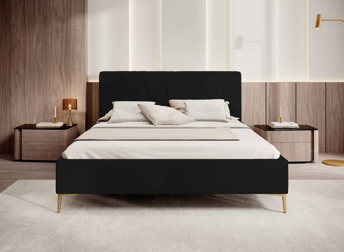 NADUVI Collection Ticaro Bedframe - 160 x 200 cm - Zwart