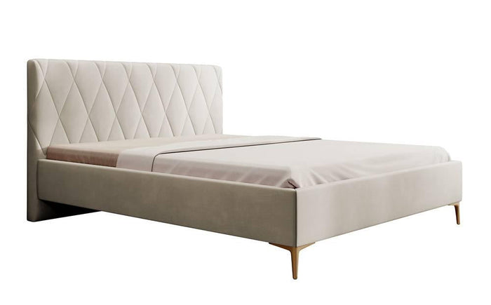 NADUVI Collection Ticaro Bedframe - 140 x 200 cm - Beige